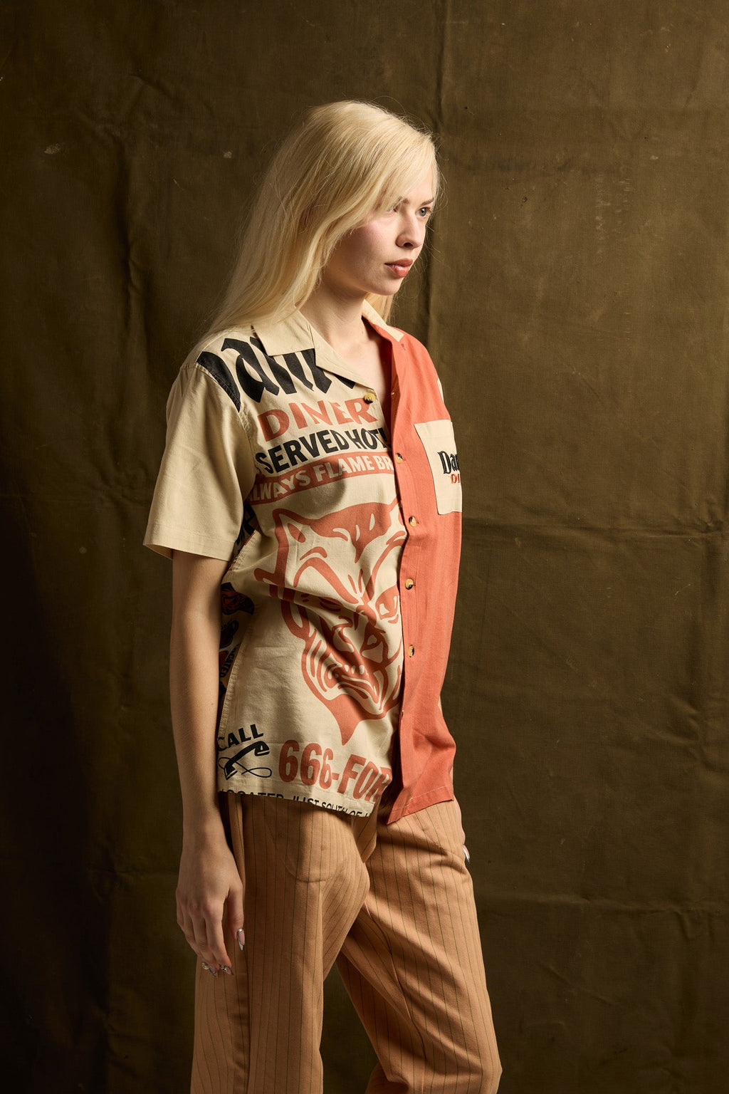 Dante's Diner Button-Up