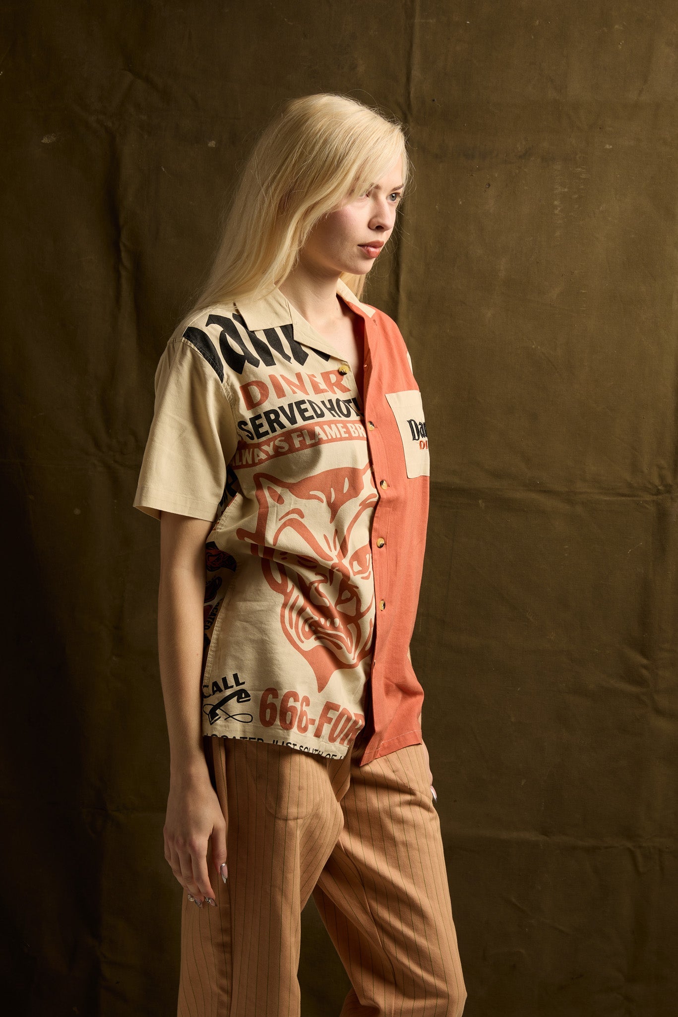 Dante's Diner Button-Up