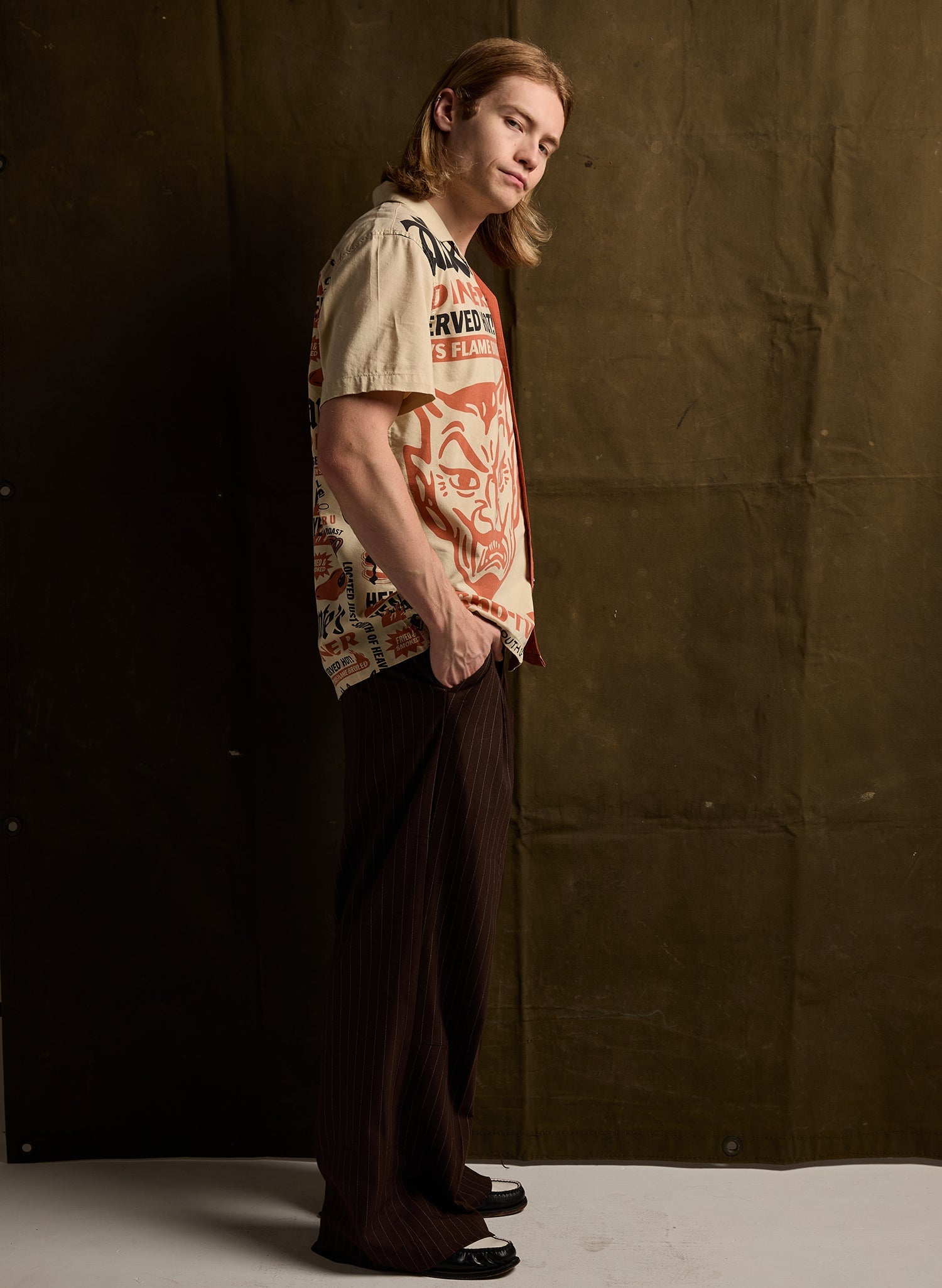 Dante's Diner Button-Up